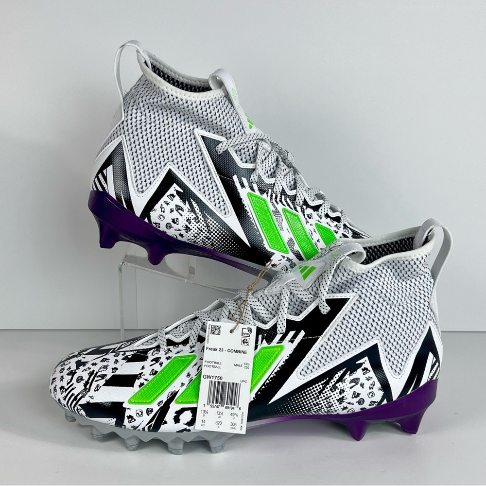 Adidas Freak 23 Combine Bounce Mismatch football Cleats GW1750 Mens Sz 14 NEW